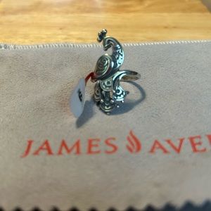 James Avery retired peacock ring